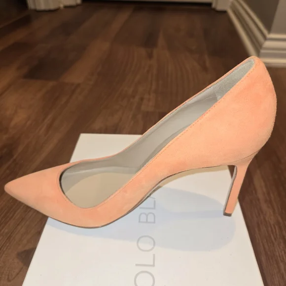 Manolo Blahnik Coral Heels